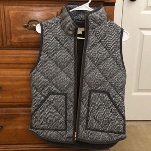 super cute j crew herringbone vest